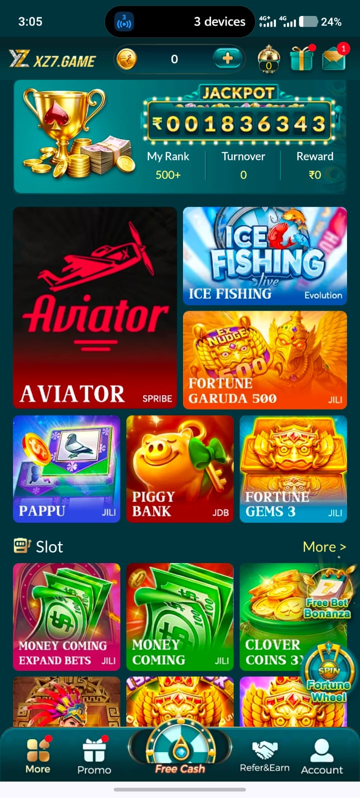 XZ7 Game wheel-style gaming graphic